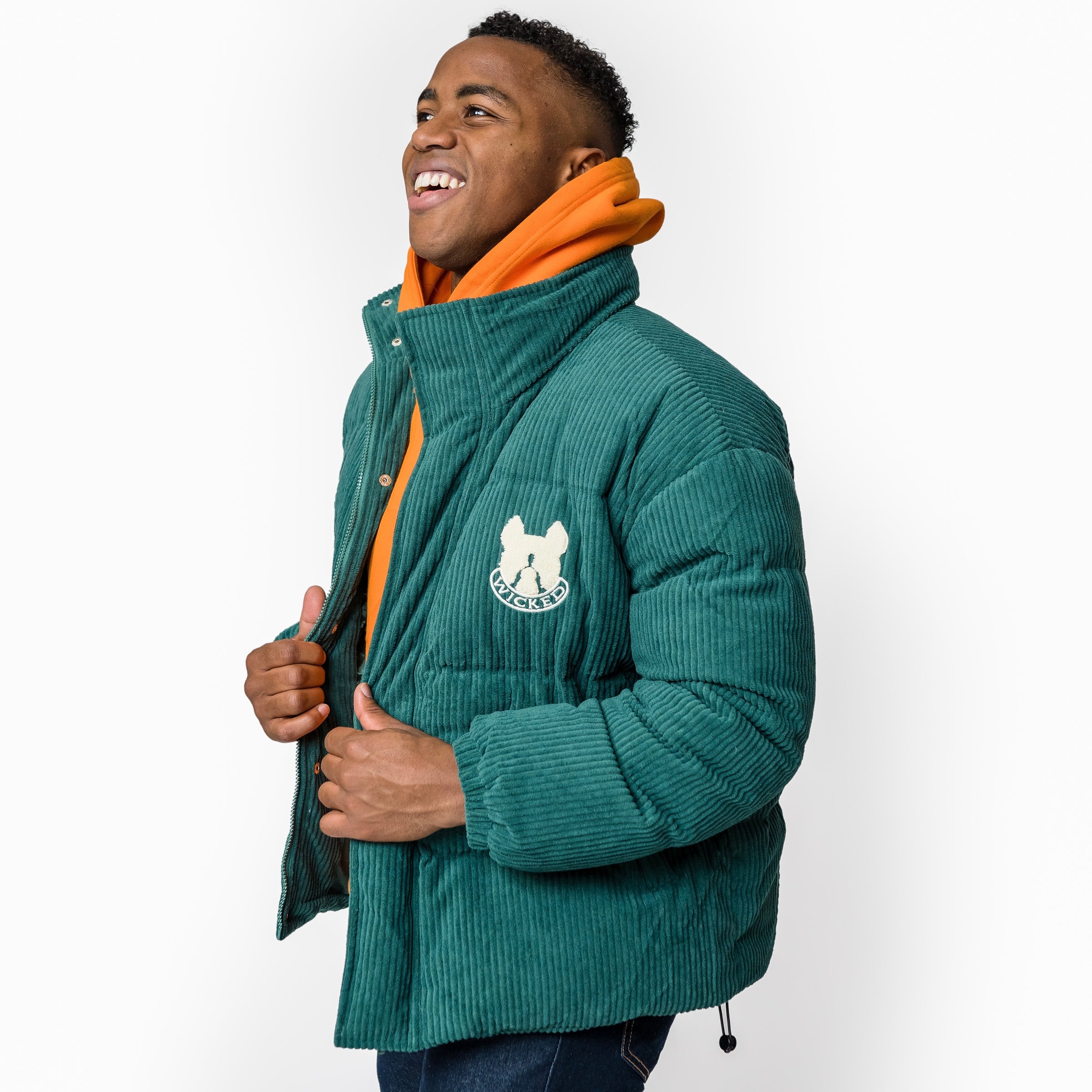 Corduroy Puffer Jacket