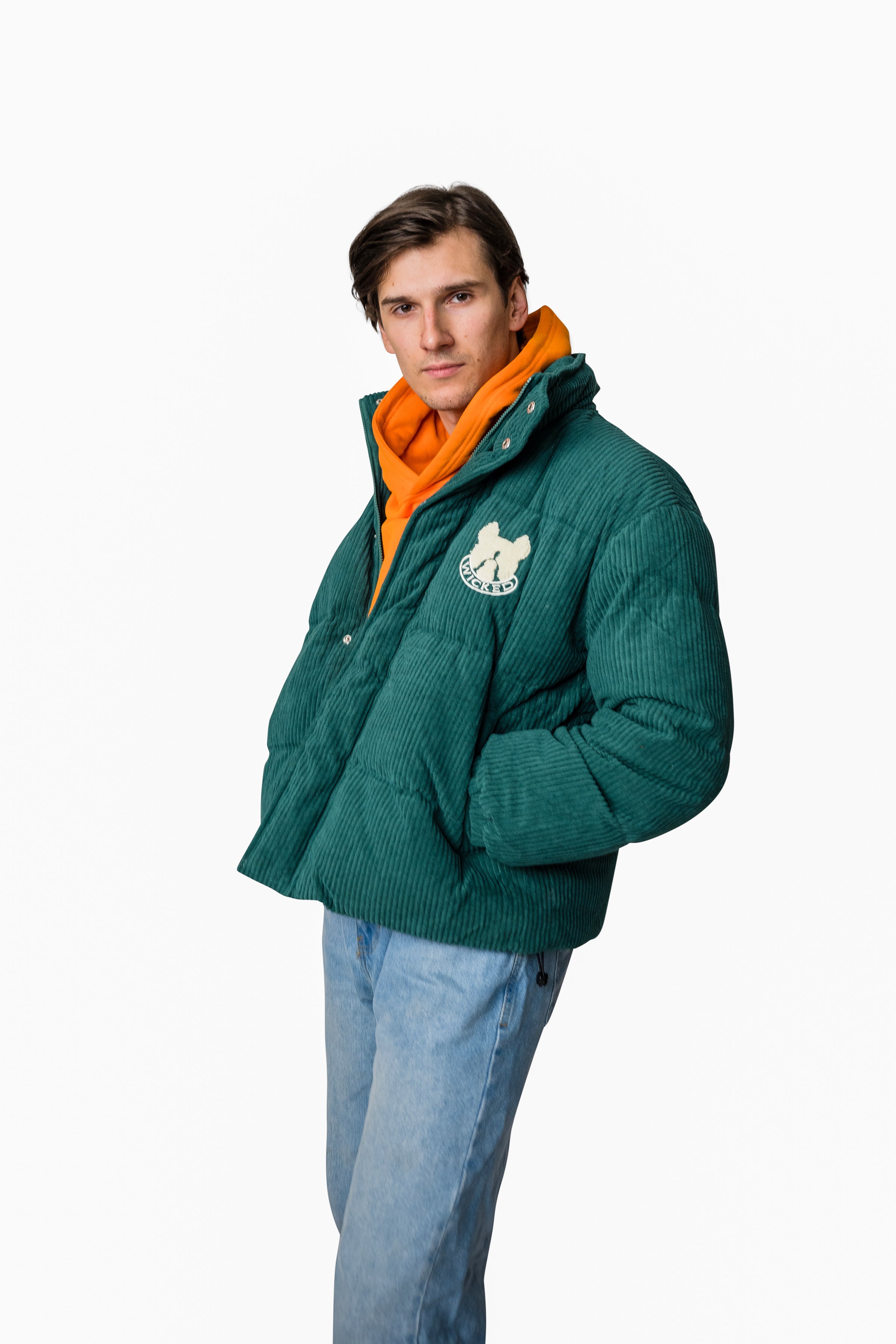 Corduroy Puffer Jacket