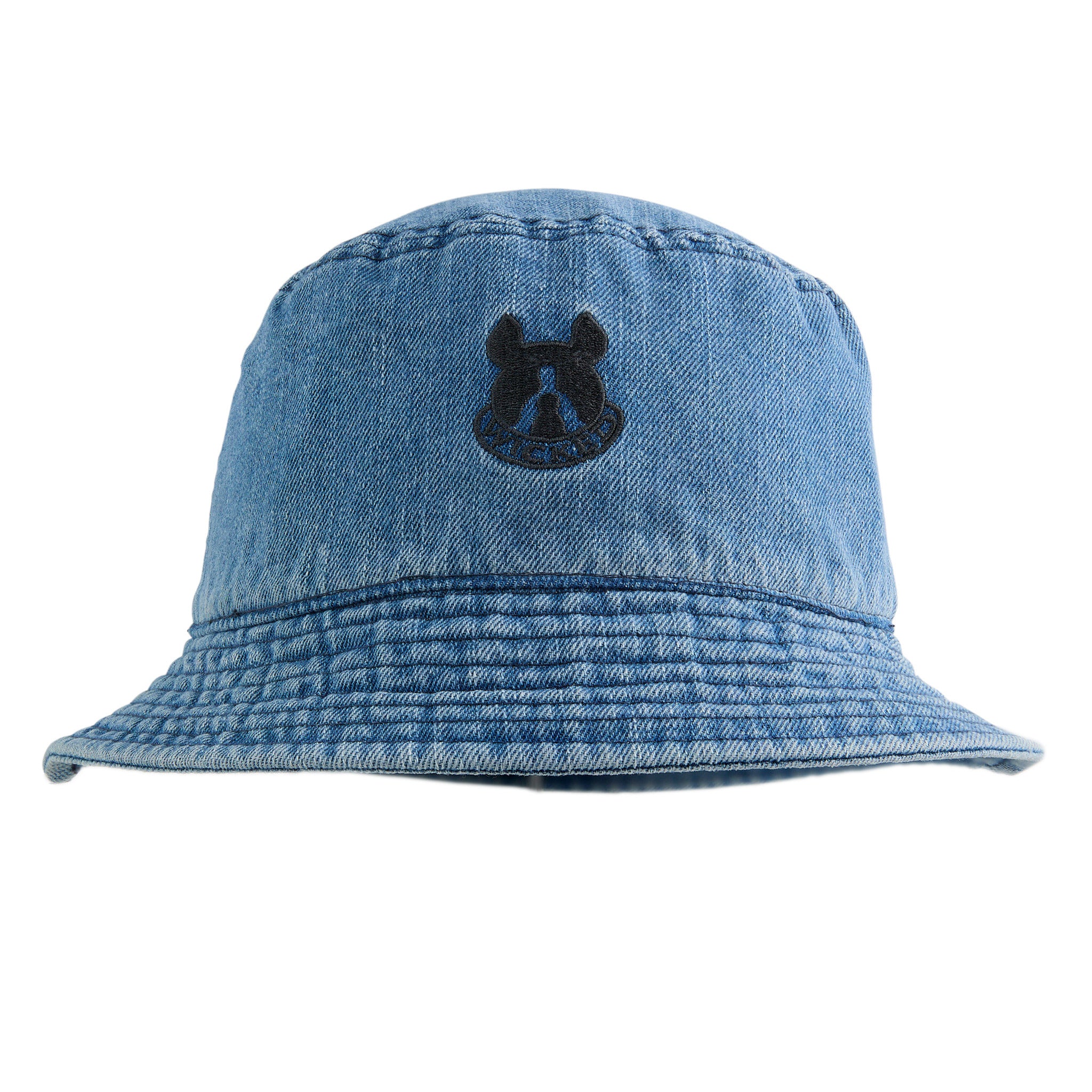Acid Wash Denim Bucket Hat