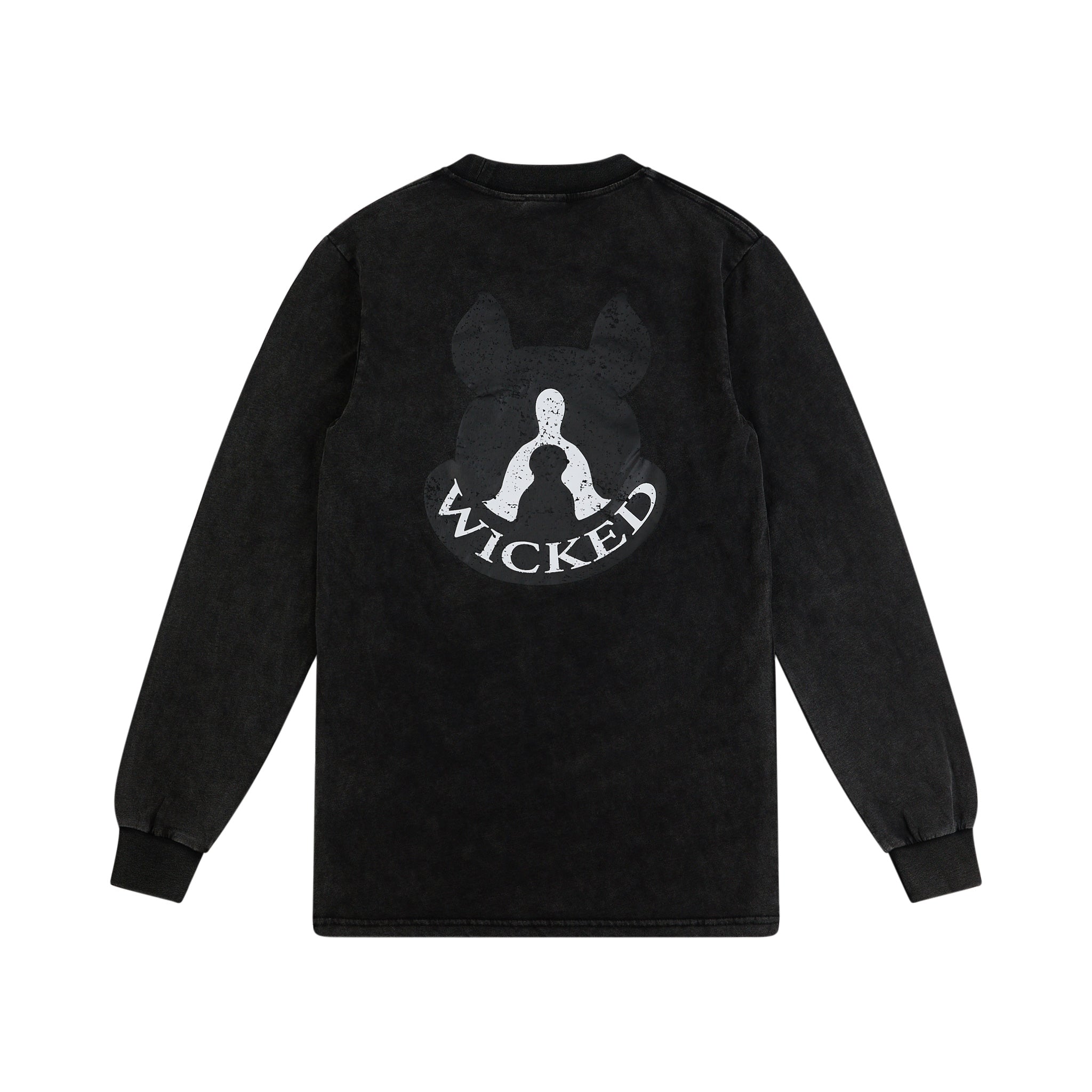 Women's Long Sleeve Acid Wash Pocket Tee