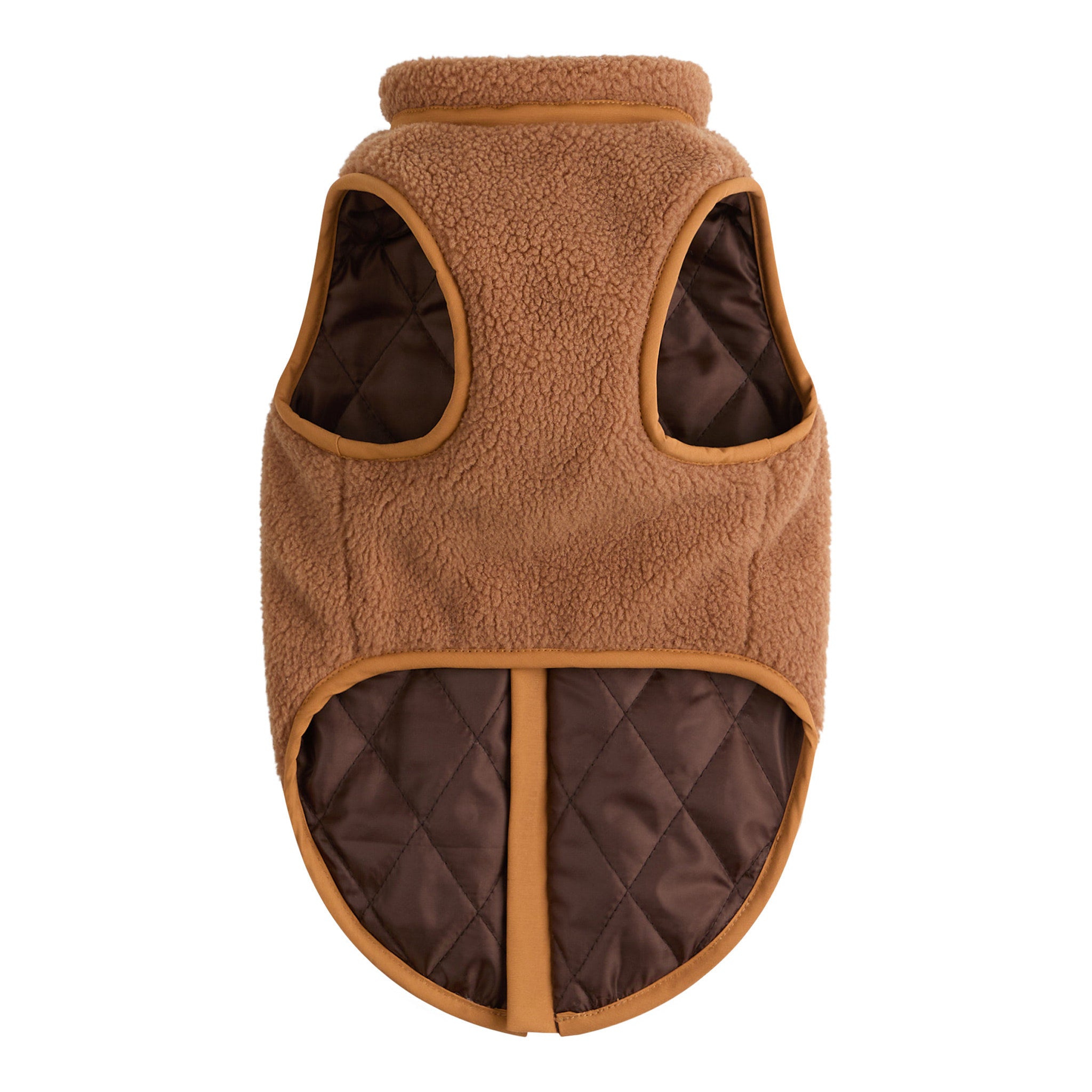 Monochrome Sherpa Dog Vest