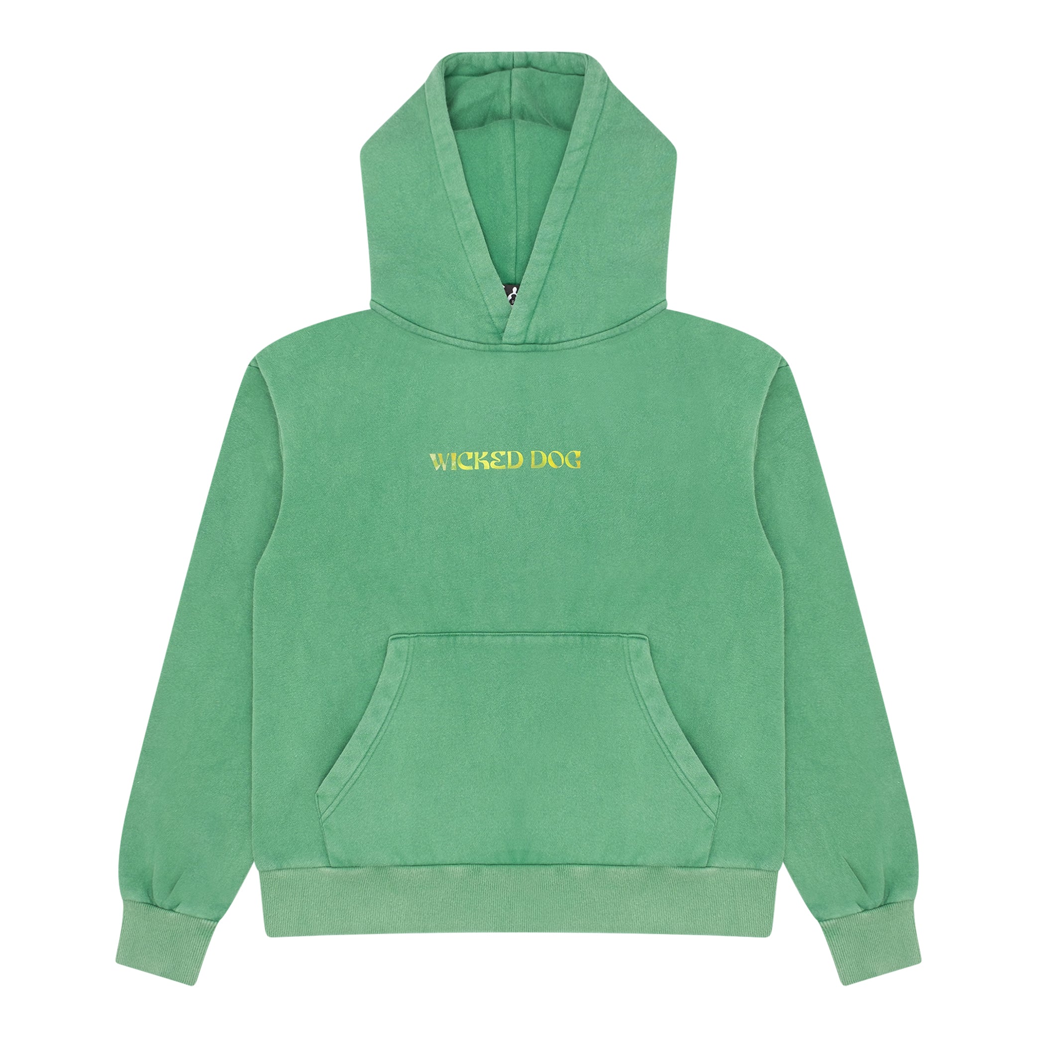 Green Acid Wash Hoodie
