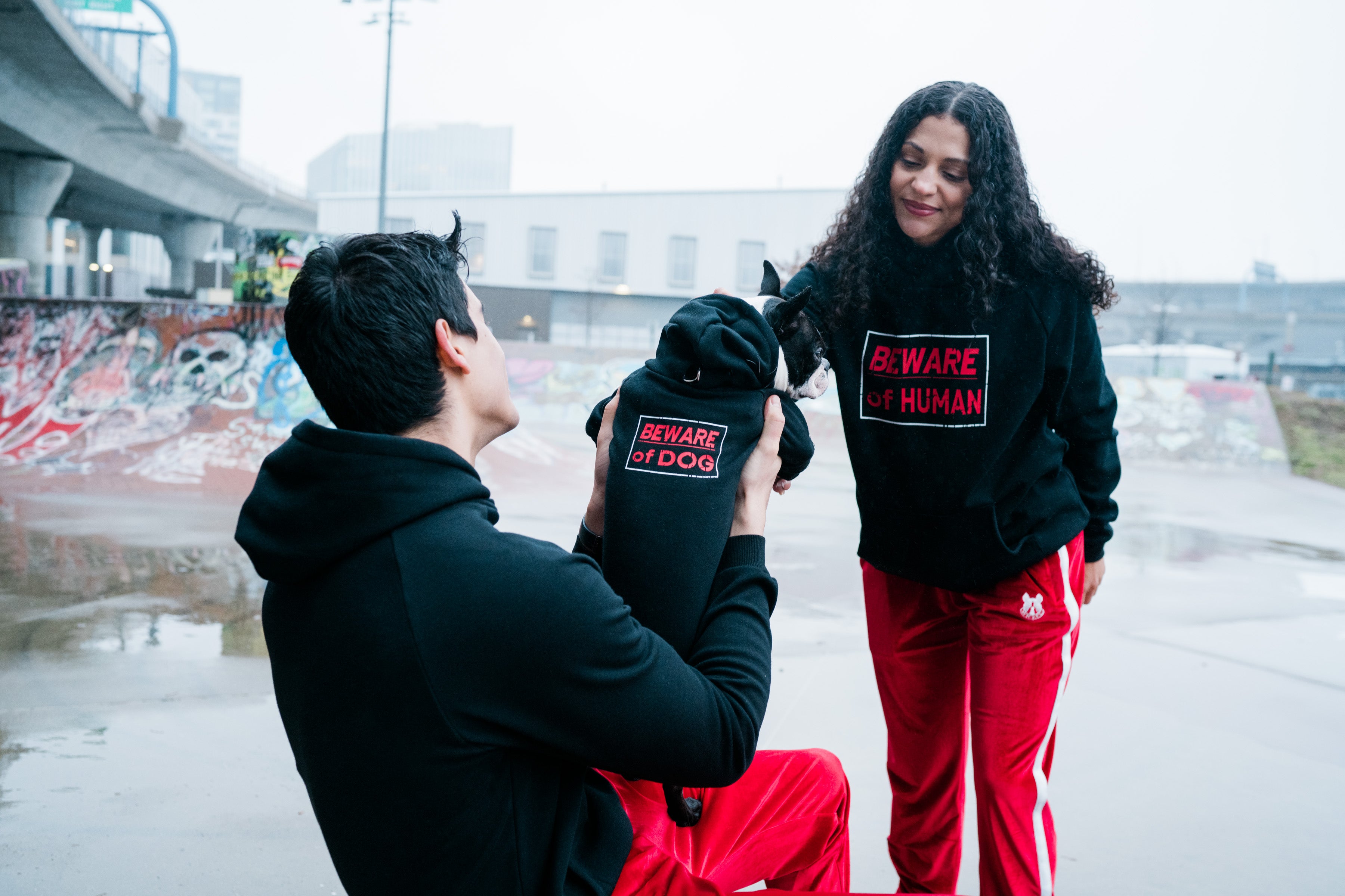 Beware of Dog Hoodie