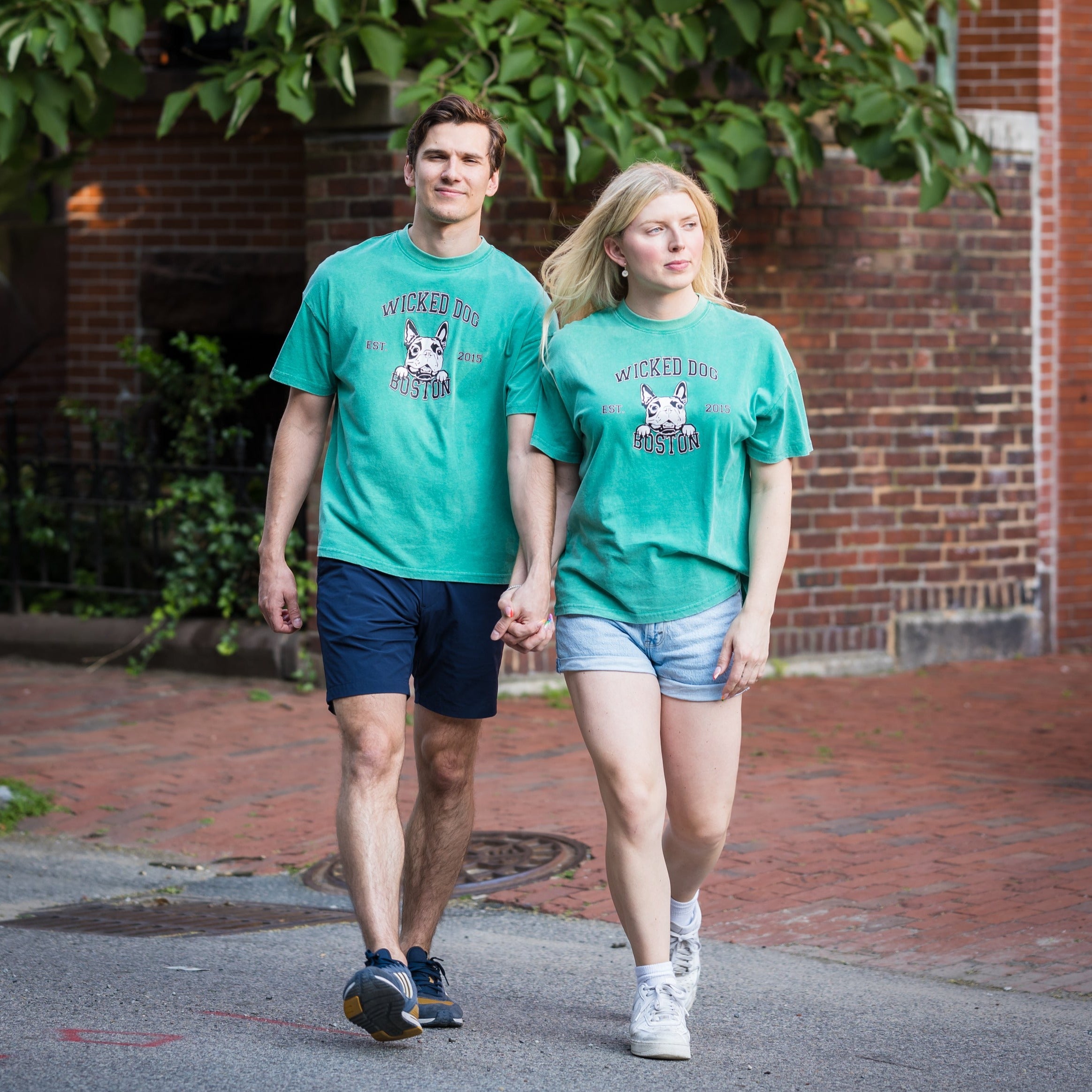 Boston Varsity T-Shirt - Acid Wash