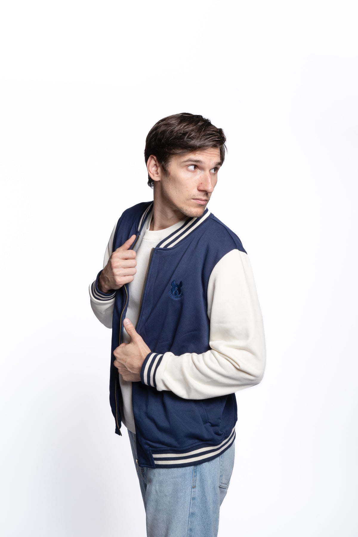 Full-Zip Sweatshirt — Blue Moon