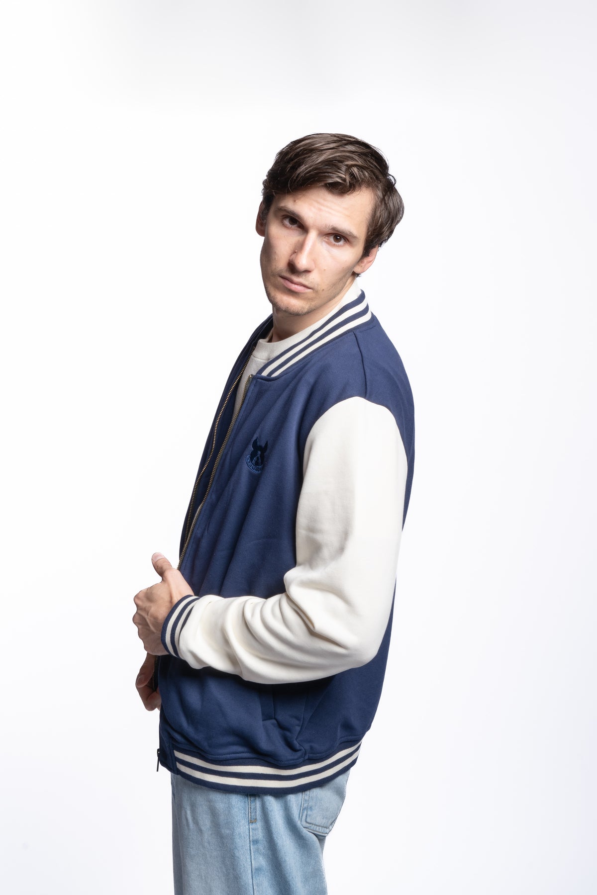 Full-Zip Sweatshirt — Blue Moon