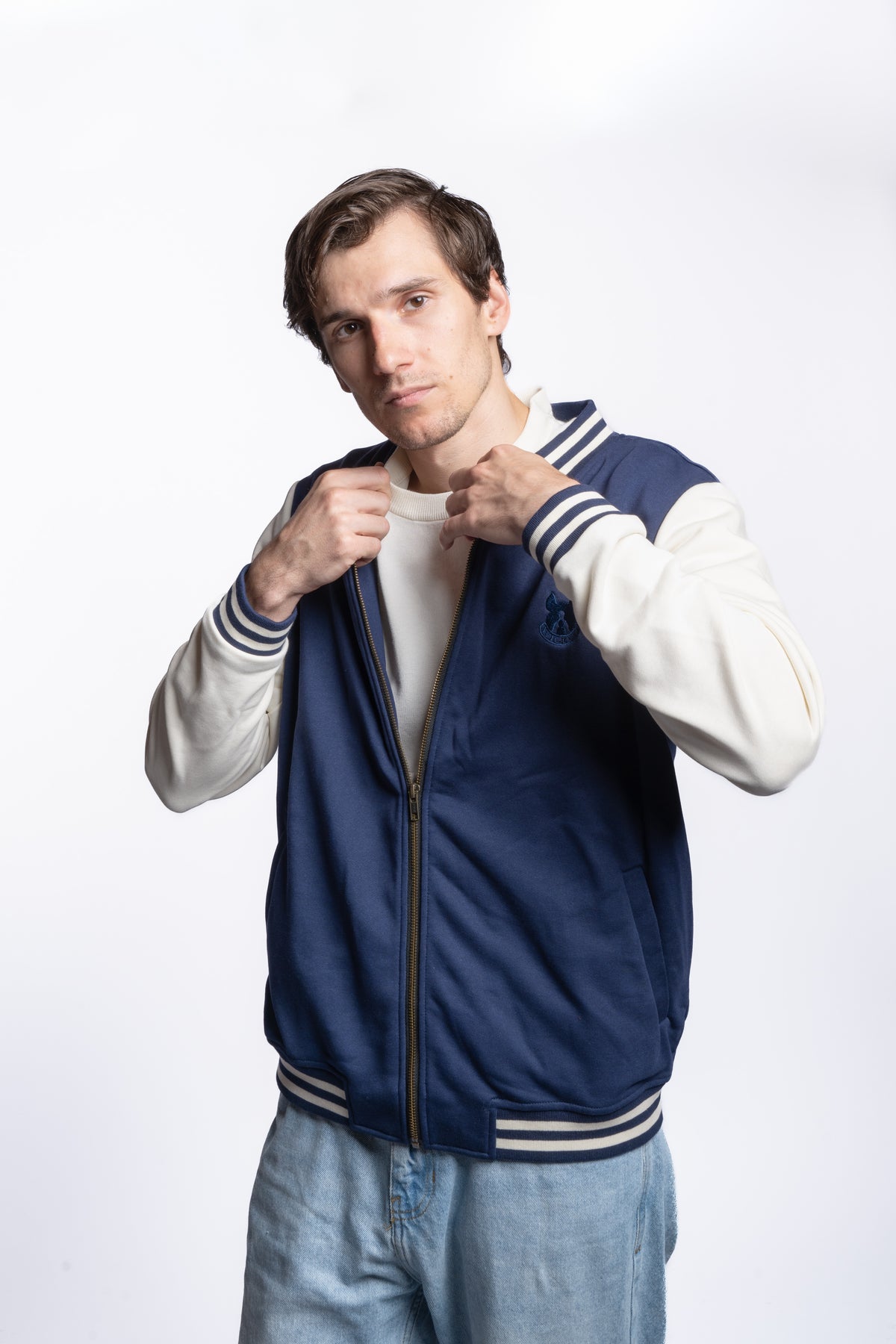 Dog Full-Zip Sweatshirt — Blue Moon