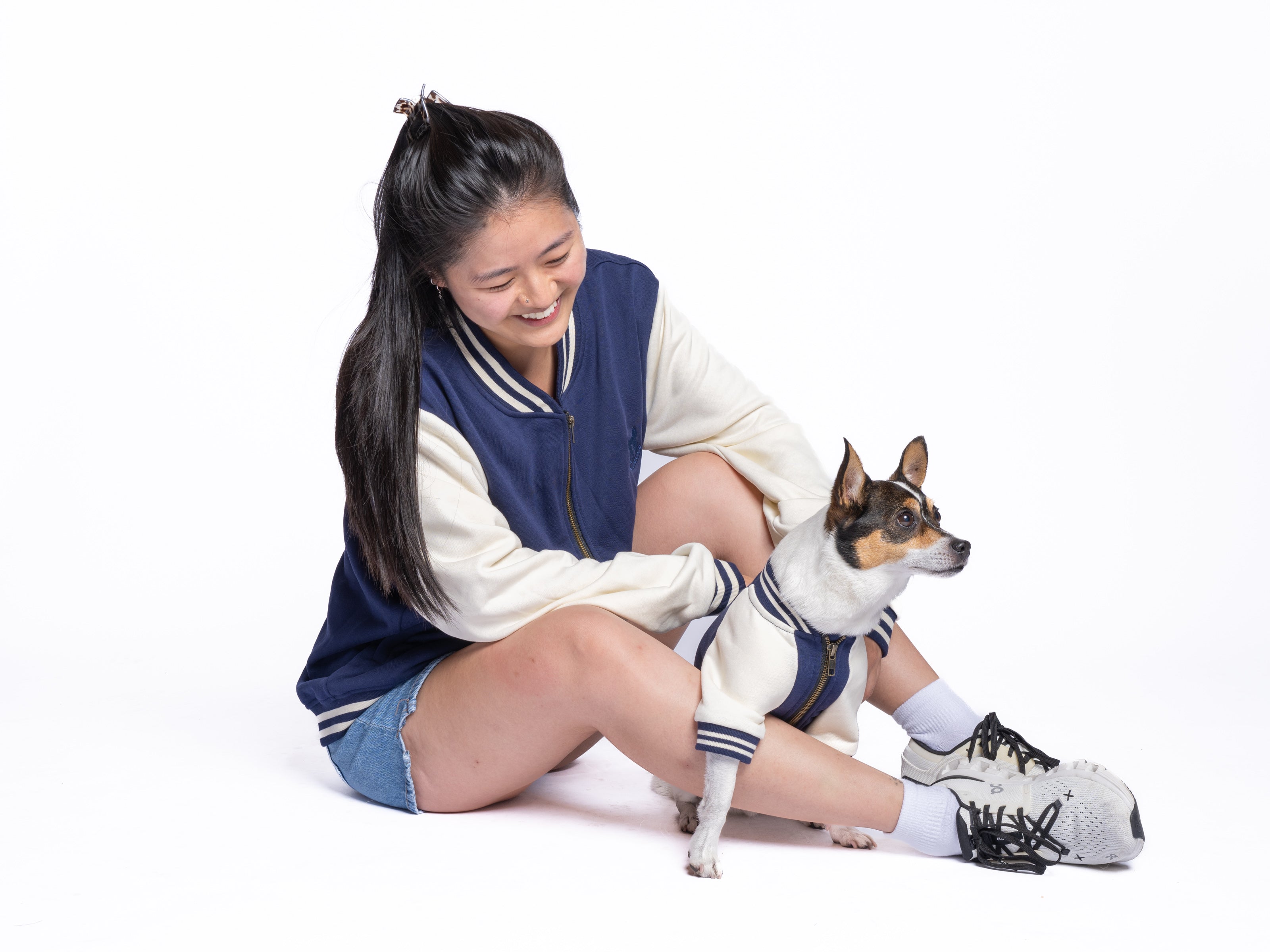 Dog Full-Zip Sweatshirt — Blue Moon
