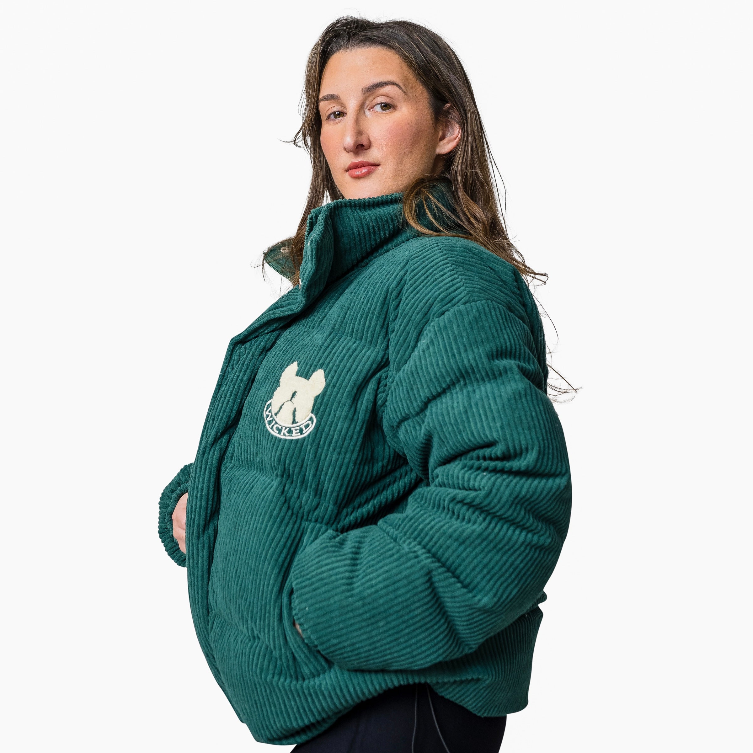 Corduroy Puffer Jacket