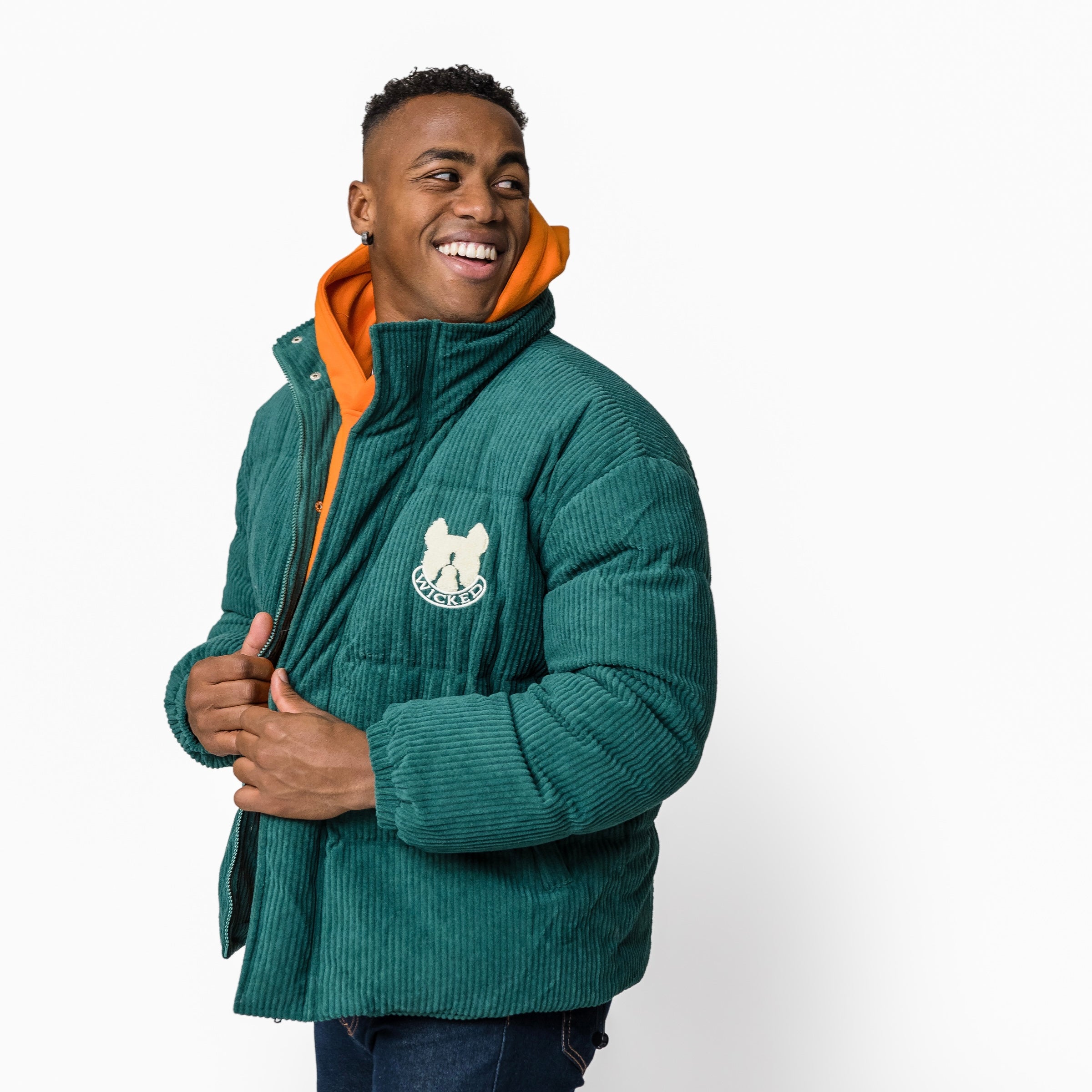 Corduroy Puffer Jacket