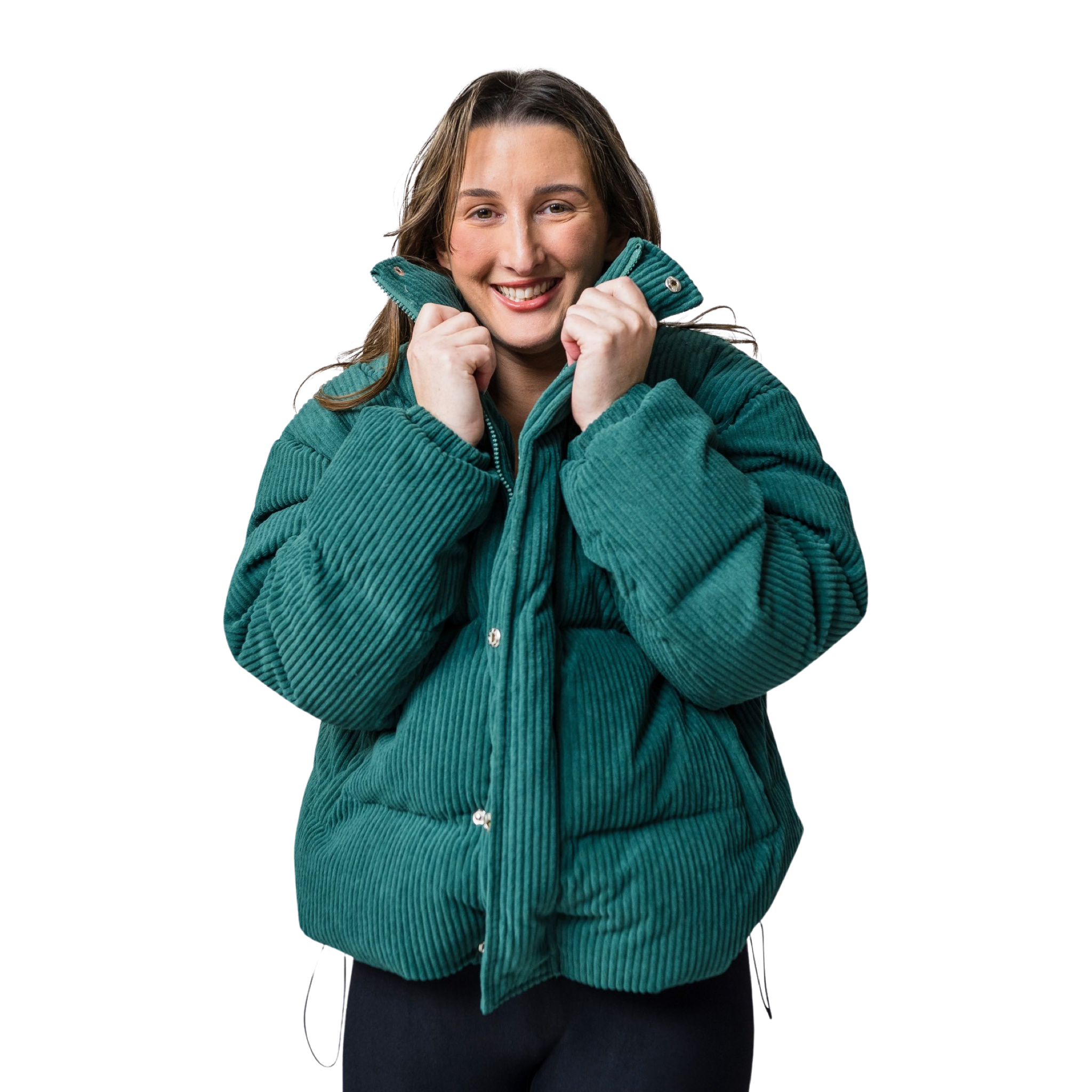 Corduroy Puffer Jacket