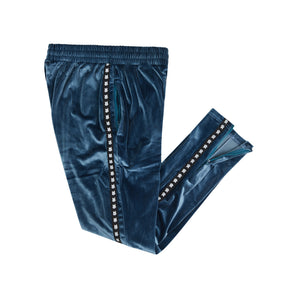 Wicked Velour Track Pant - Blue Dream