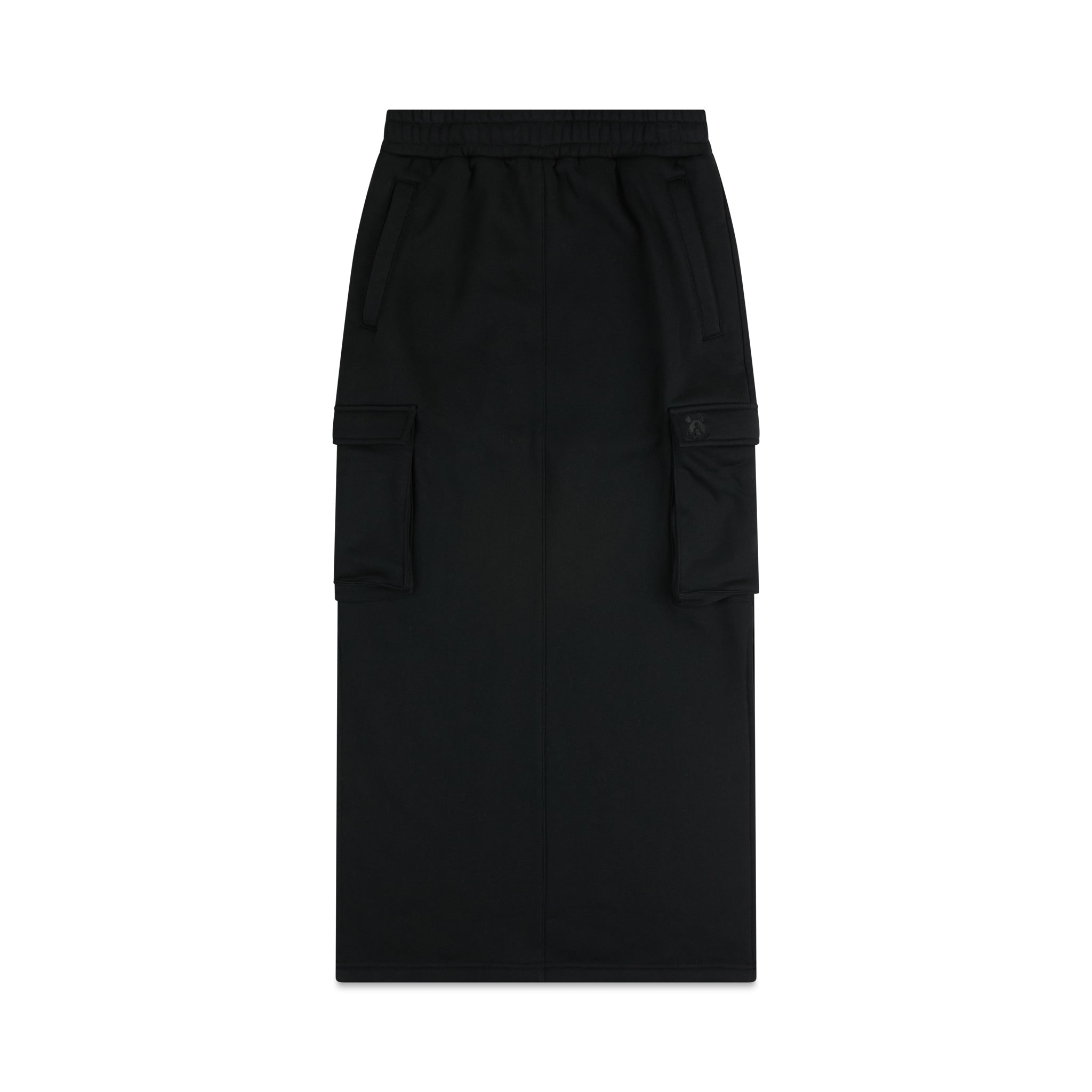 High-Rise Cargo Midi Skirt