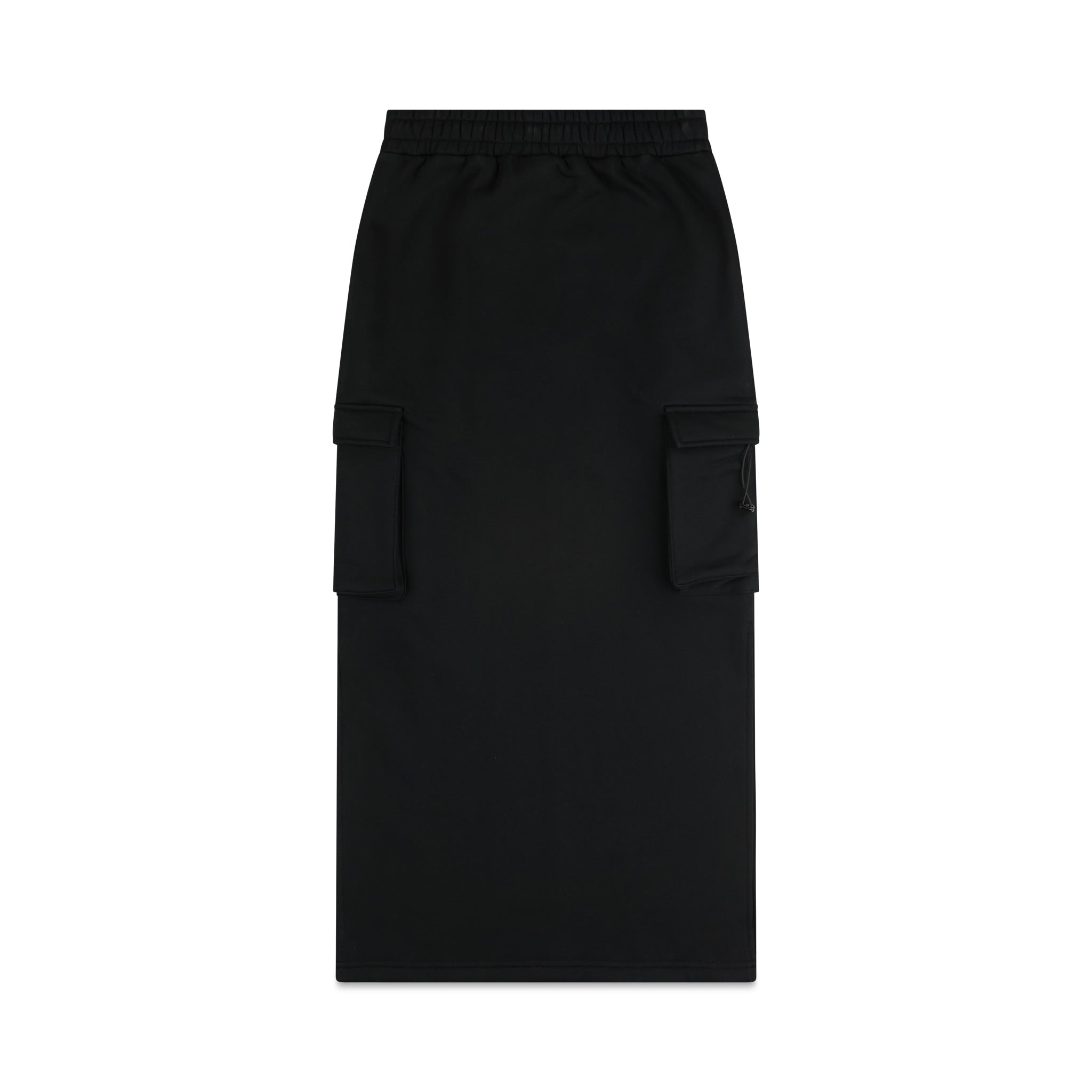 High-Rise Cargo Midi Skirt