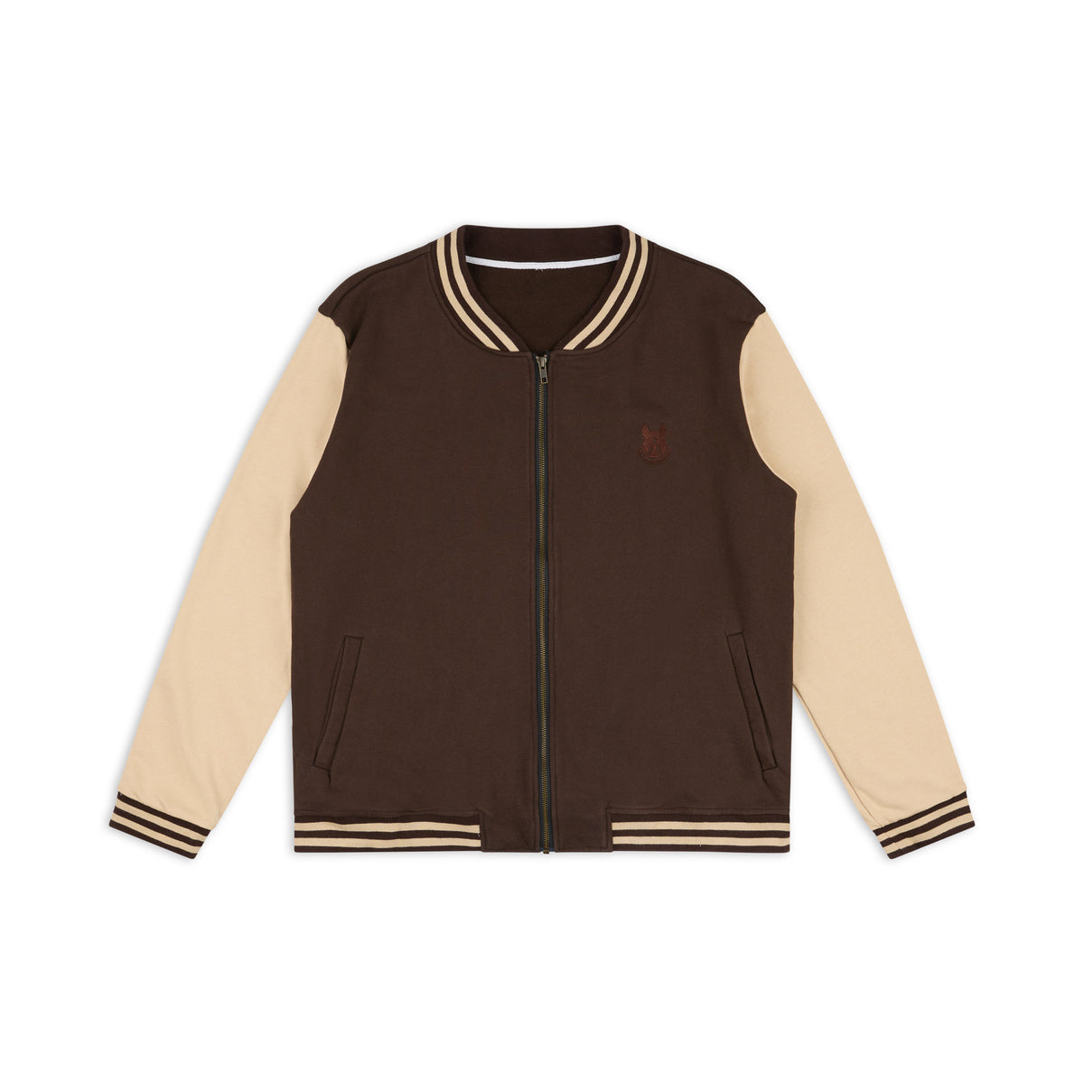 Full-Zip Sweatshirt — Espresso