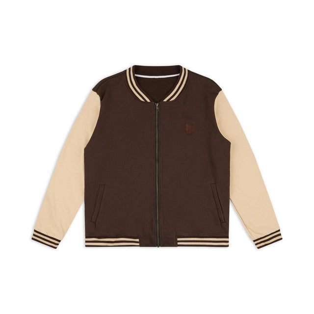 Full-Zip Sweatshirt — Espresso