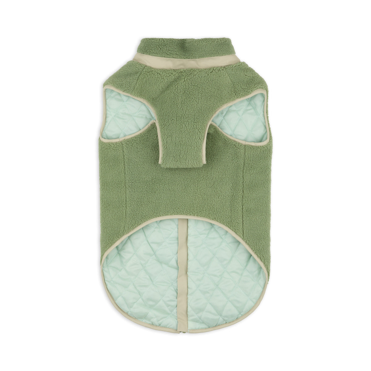 Monochrome Sherpa Dog Vest