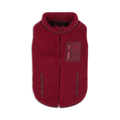 Monochrome Sherpa Dog Vest