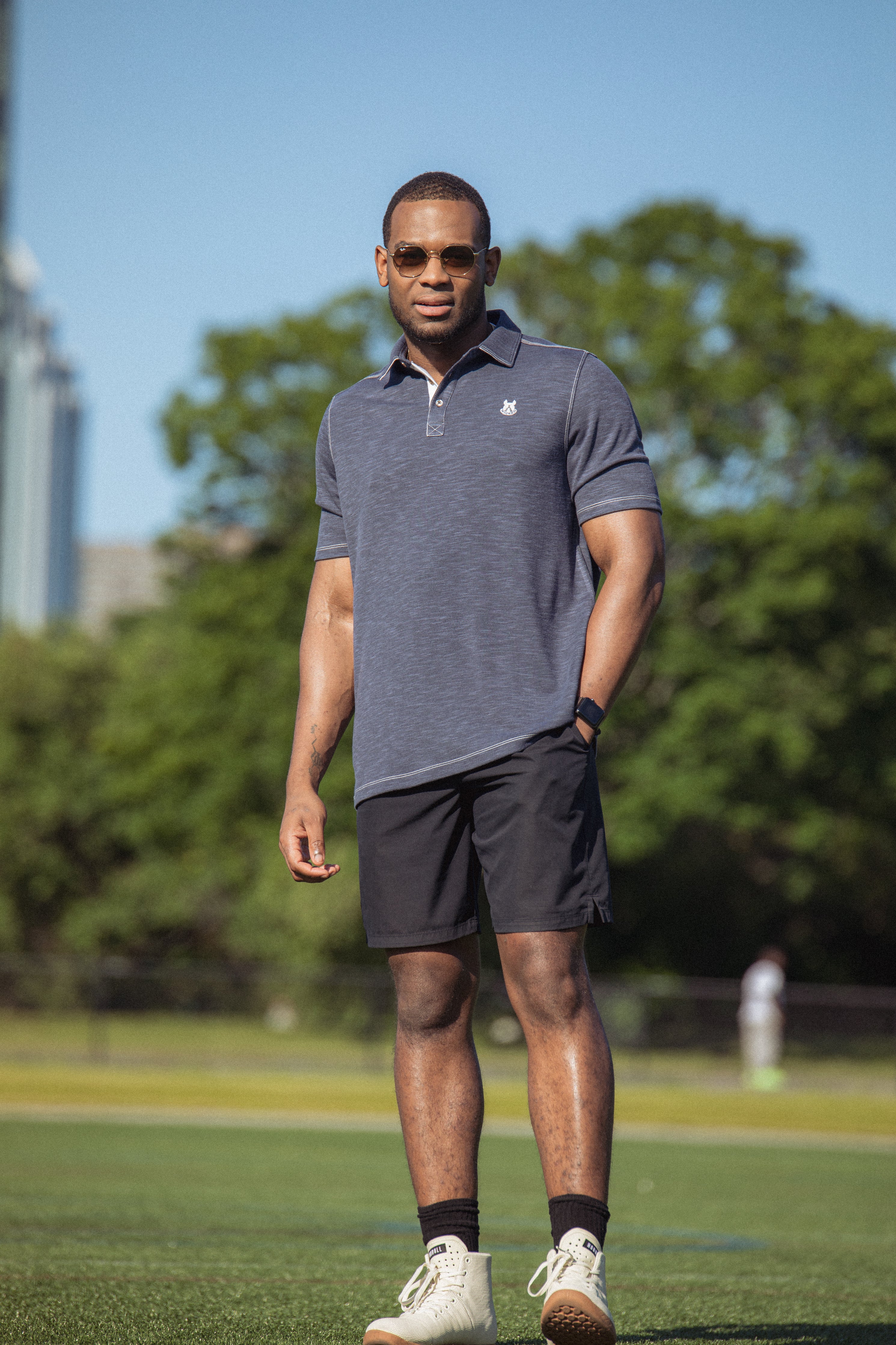 Fitted Denim Quality Fit Performance Polo