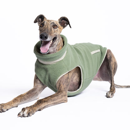 Monochrome Sherpa Dog Vest