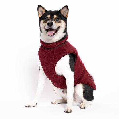 Monochrome Sherpa Dog Vest