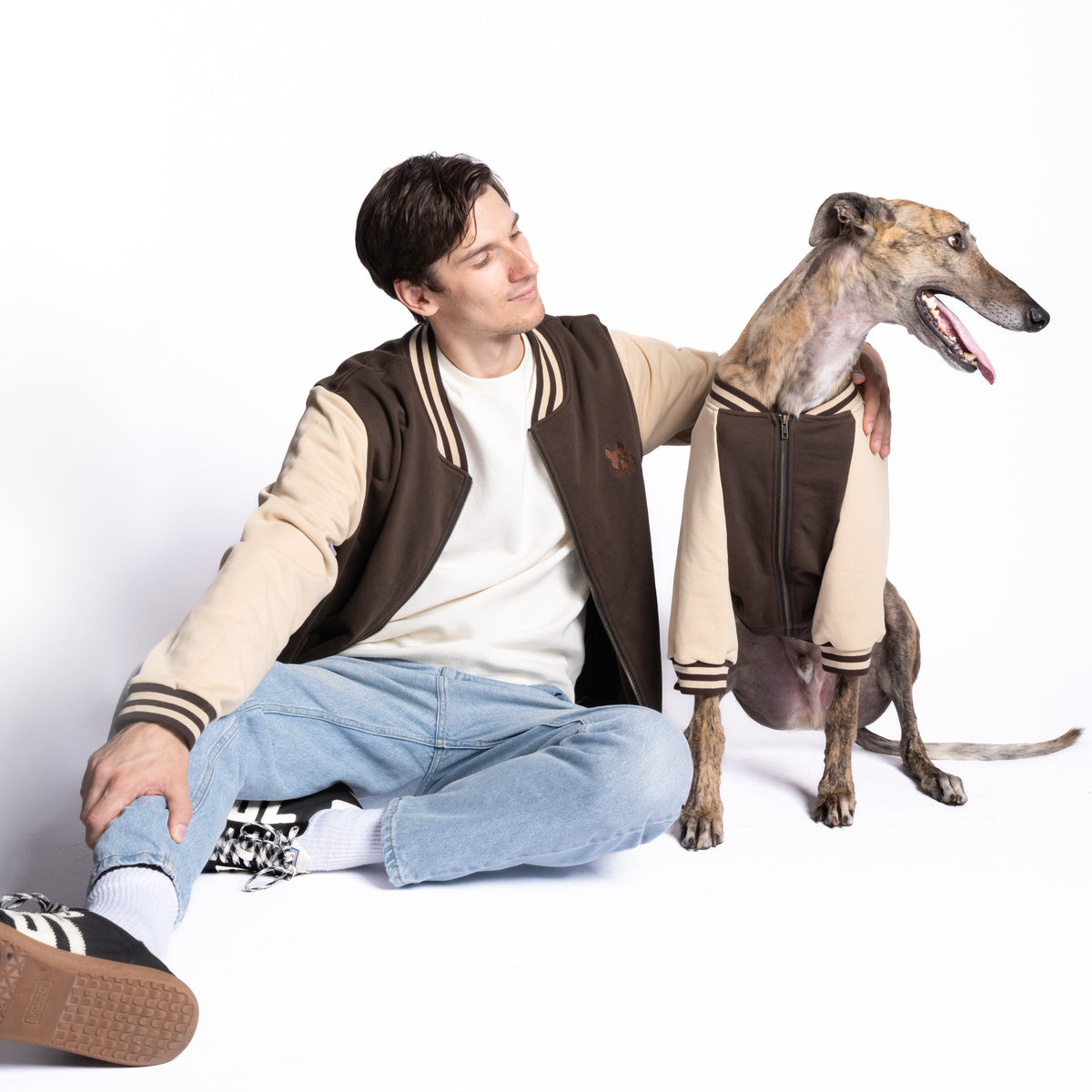Dog Full-Zip Sweatshirt — Espresso