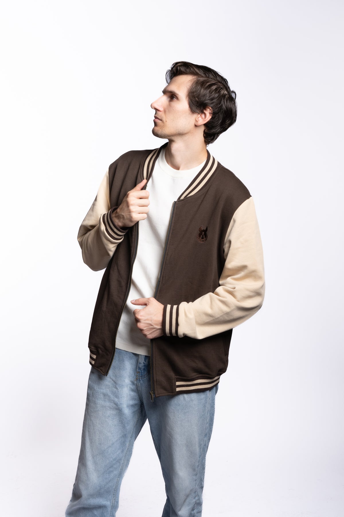 Full-Zip Sweatshirt — Espresso