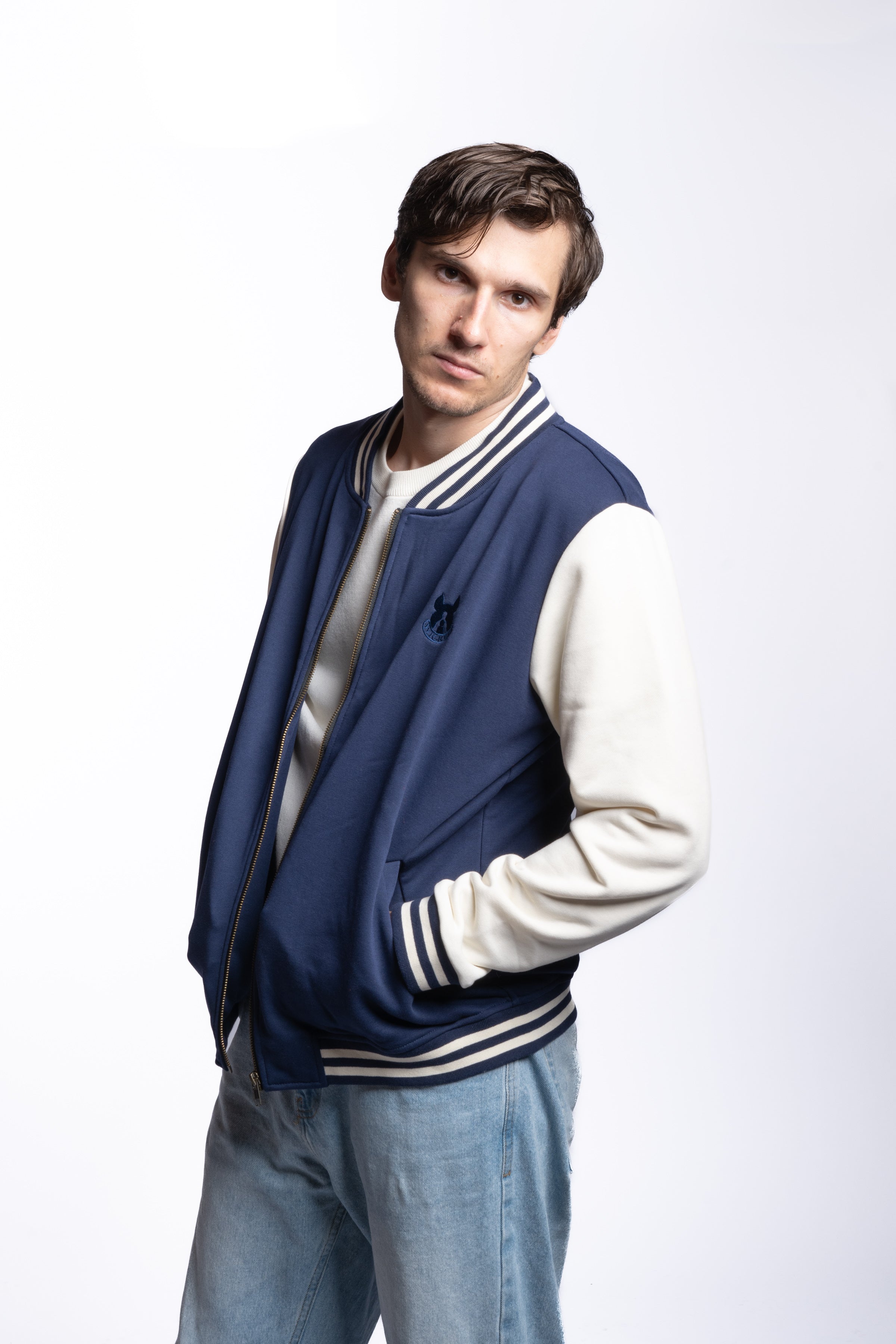 Full-Zip Sweatshirt — Blue Moon