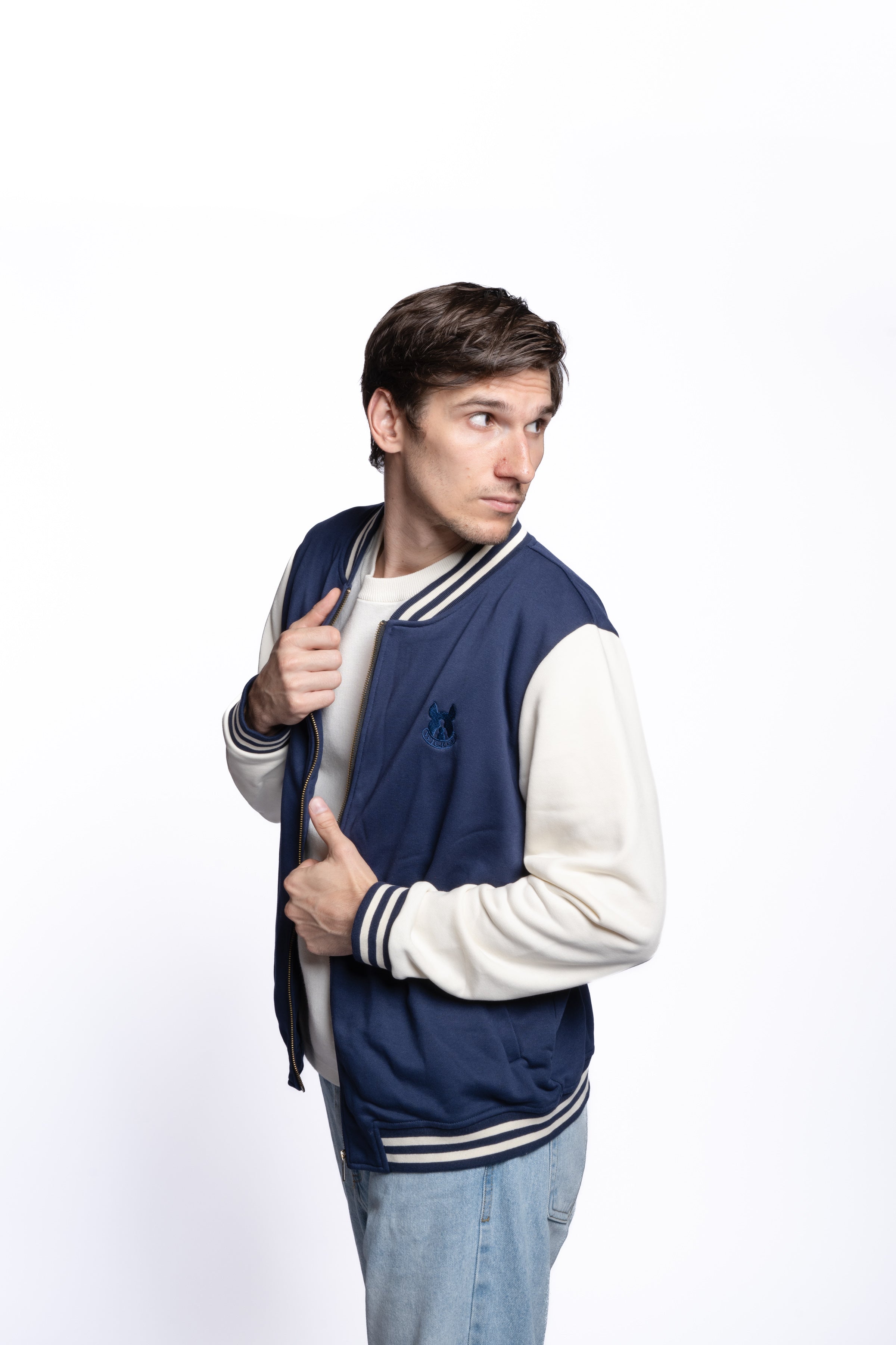 Full-Zip Sweatshirt — Blue Moon