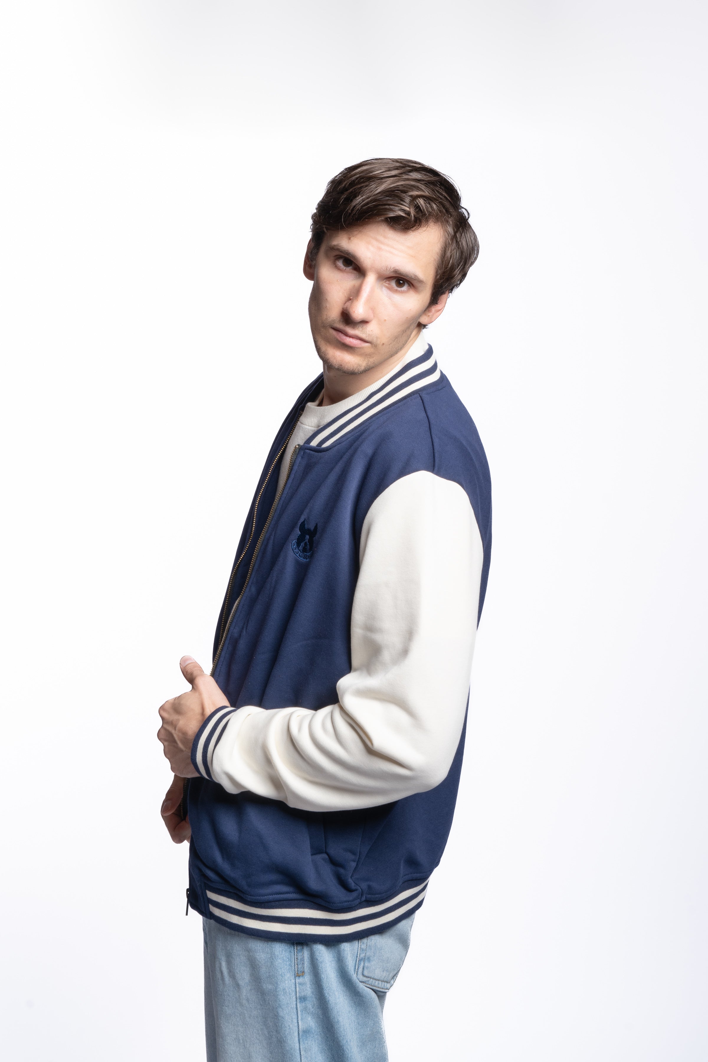 Full-Zip Sweatshirt — Blue Moon