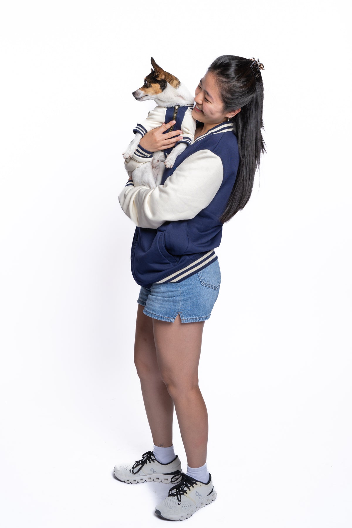 Dog Full-Zip Sweatshirt — Blue Moon