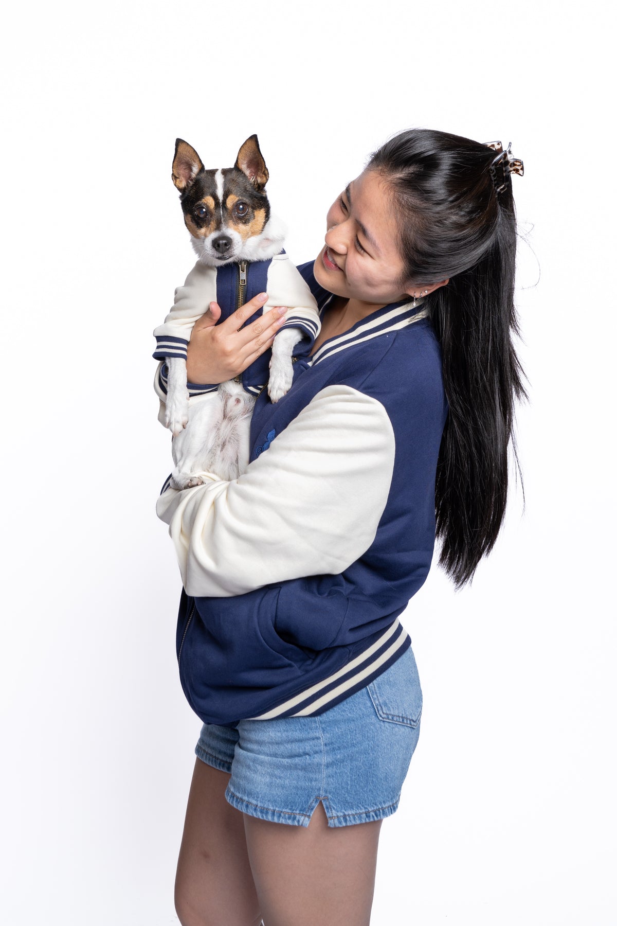 Dog Full-Zip Sweatshirt — Blue Moon