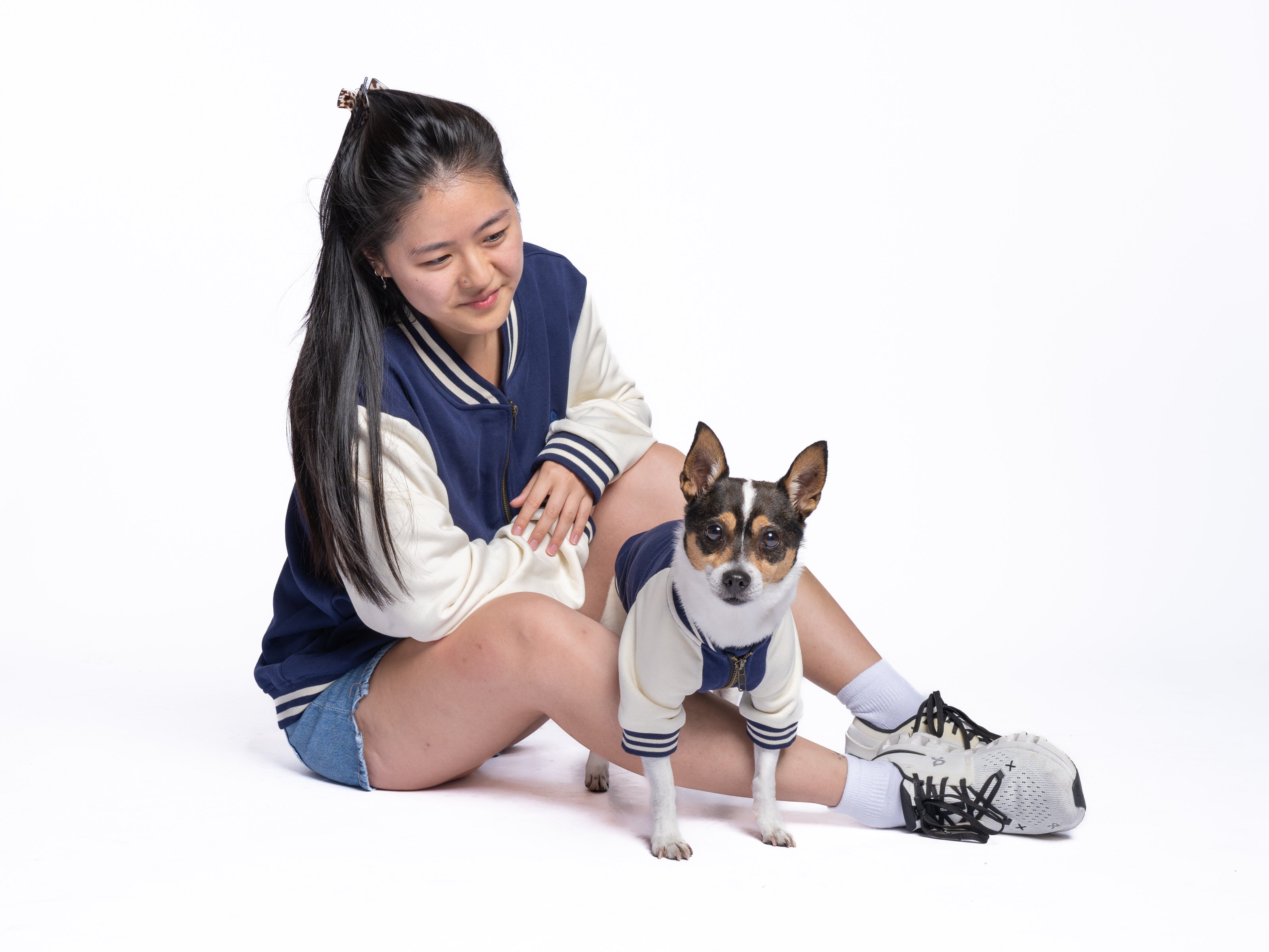 Dog Full-Zip Sweatshirt — Blue Moon