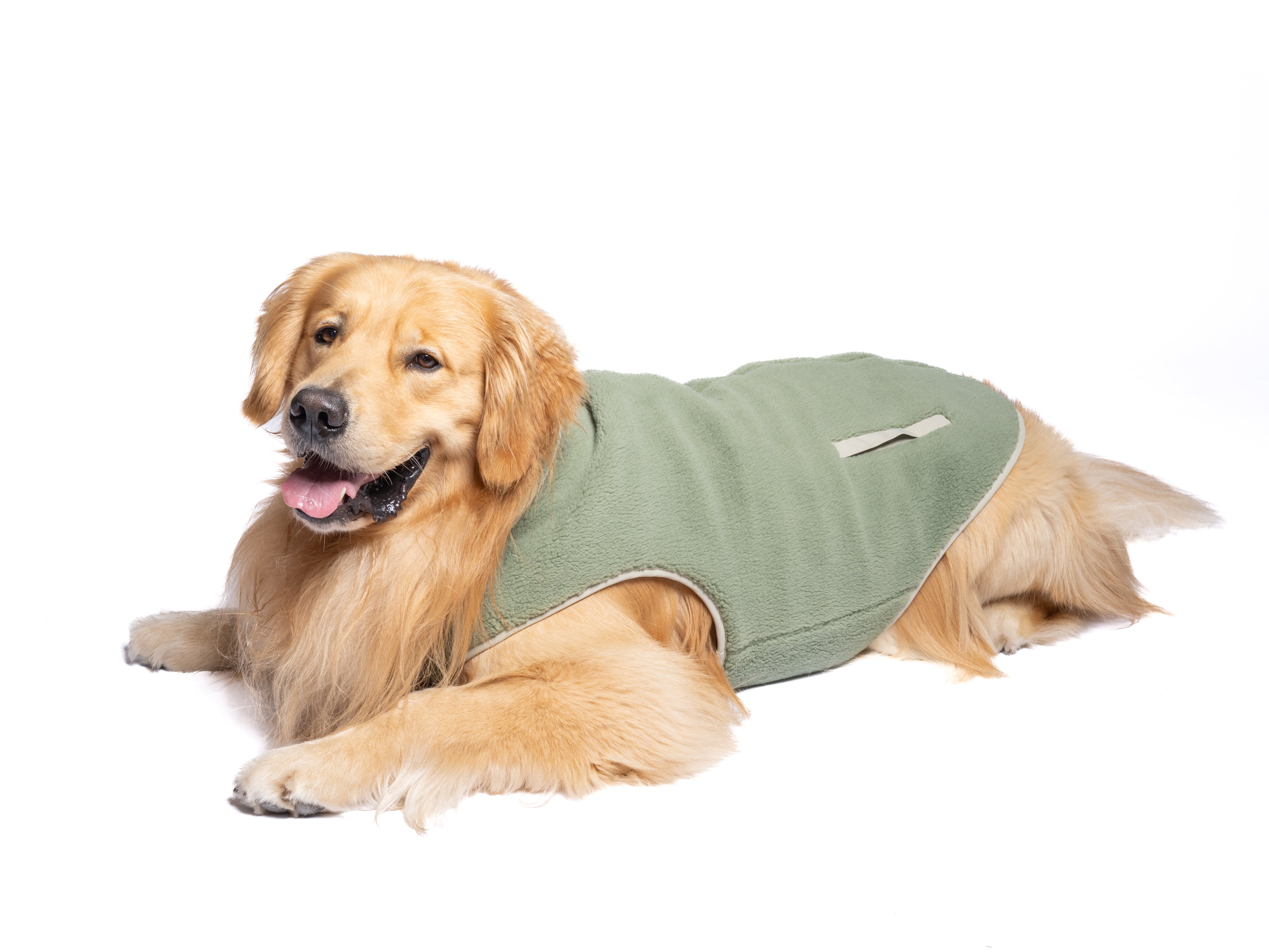 Monochrome Sherpa Dog Vest