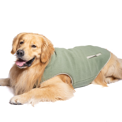 Monochrome Sherpa Dog Vest