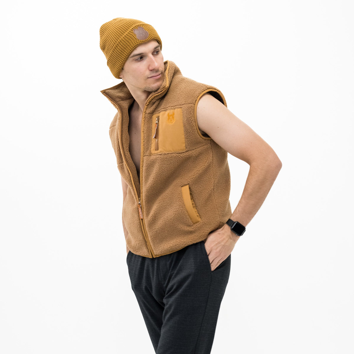 Monochrome Sherpa Vest
