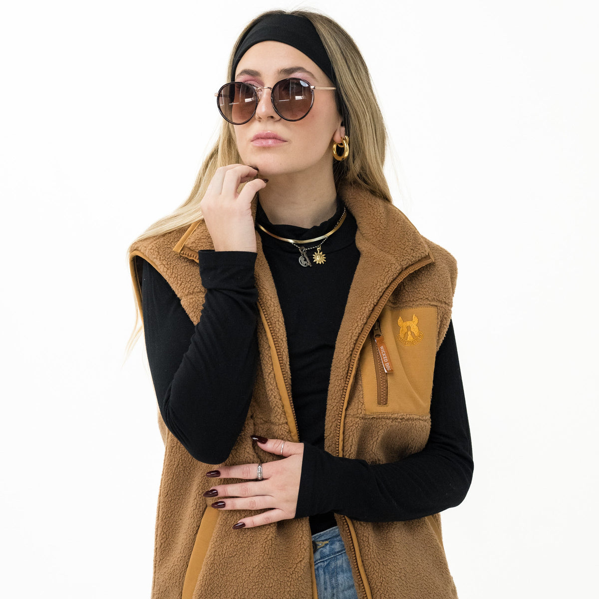 Monochrome Sherpa Vest