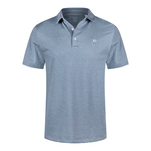Faded Silver Quality Fit Performance Polo